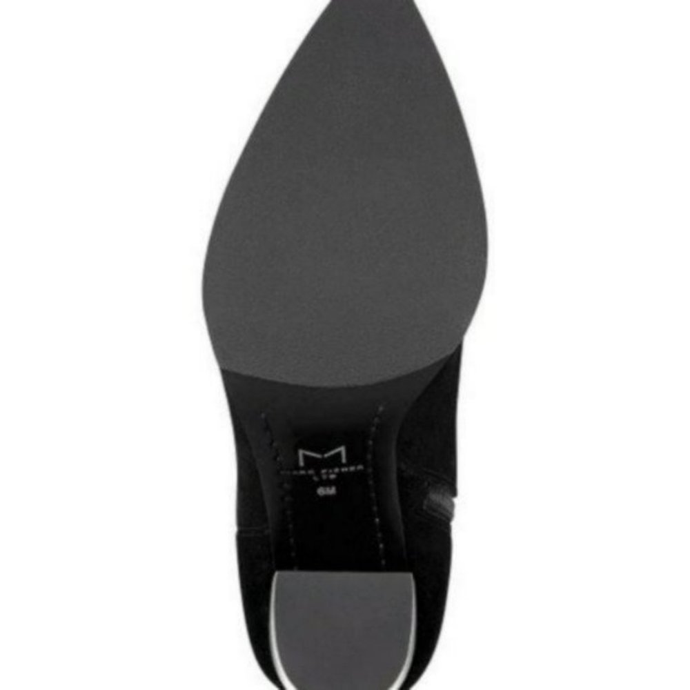 Marc Fisher LTD Giana Black Suede Booties - Picture 2 of 8